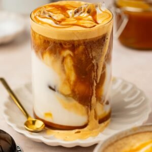 iced caramel latte
