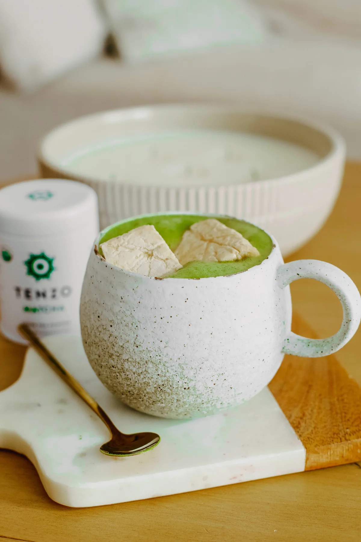 hot matcha vanilla