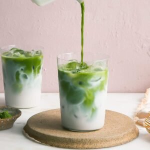 iced matcha latte