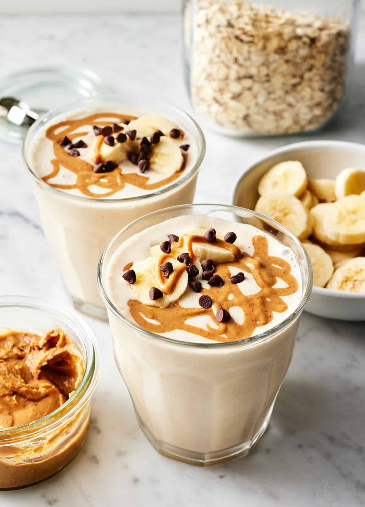 nuts and banana mix